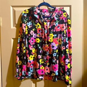 Kate Soade Wild flower ls woven XL